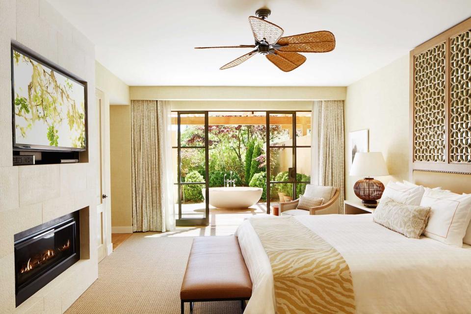 Guest room at Auberge du Soleil, Auberge Resorts Collection