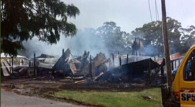 Merv's family had lived on the property for generations, running transport and school buses in the local area. Source: Queensland Ambulance