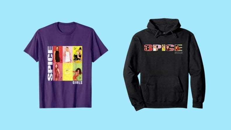 Shop '90s-inspired Spice Girls tees on Amazon.