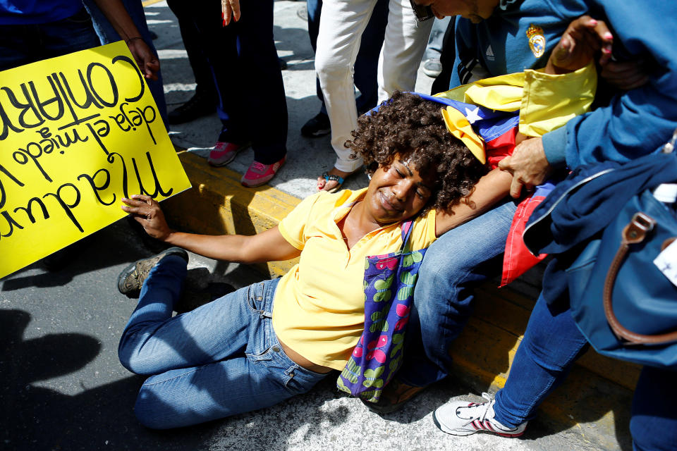 Anti-Maduro protests in Caracas, Venezuela