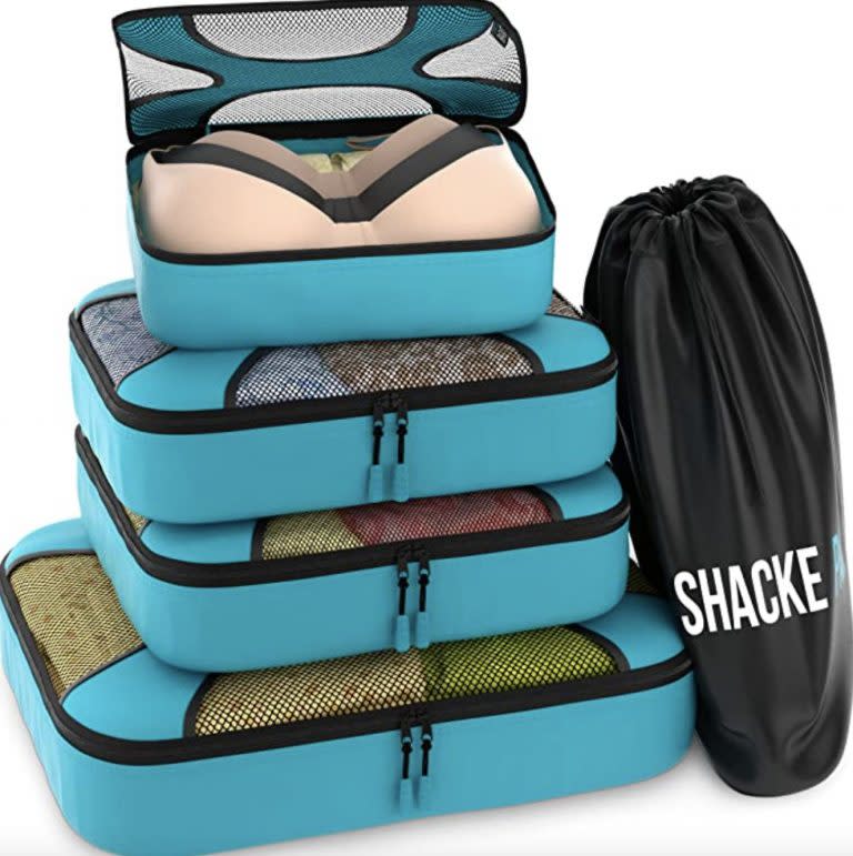 Shacke Pak - Set of 5 packing cubes.  (Credit: Amazon)