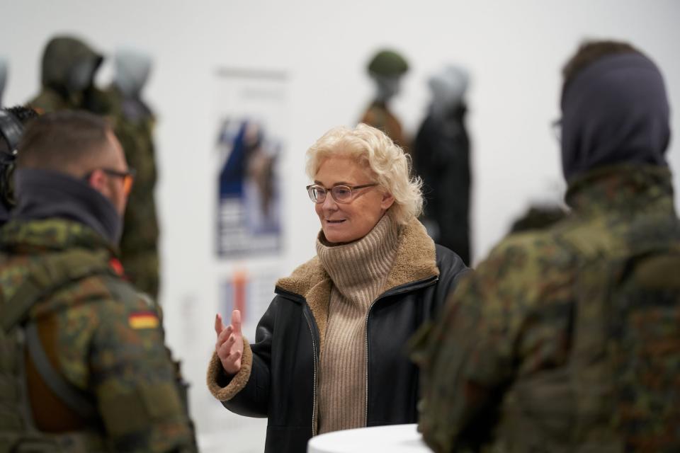 Verteidigungsministerin Christine Lambrecht (SPD) - Copyright: picture alliance/dpa | Thomas Frey