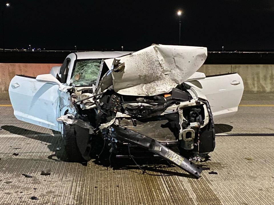 A crash on the Edison Bridge Tuesday night sent several people to the hospital. Fort Myers police said there was serious bodily injury involved. Further details were not immediately available.