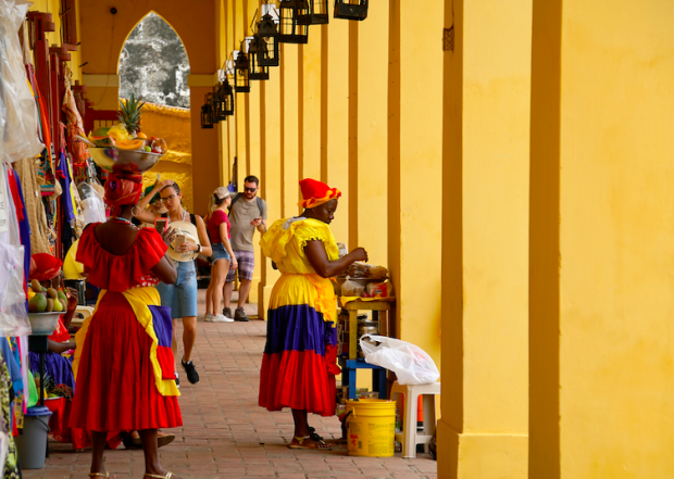 <p>Unsplash</p><p>This thriving port city in Colombia boasts a beautiful tropical climate, making it the ideal girlfriends' getaway spot for you and your crew. While you’re there, be sure to visit Old Town, a walled city founded in the 1500s, which has quaint city squares and colorful buildings connected by charming cobblestone streets—it truly captures the essence of what <a href="https://www.tripadvisor.com/Attractions-g297476-Activities-Cartagena_Cartagena_District_Bolivar_Department.html" rel="nofollow noopener" target="_blank" data-ylk="slk:Cartagena;elm:context_link;itc:0;sec:content-canvas" class="link ">Cartagena</a> is all about!</p>