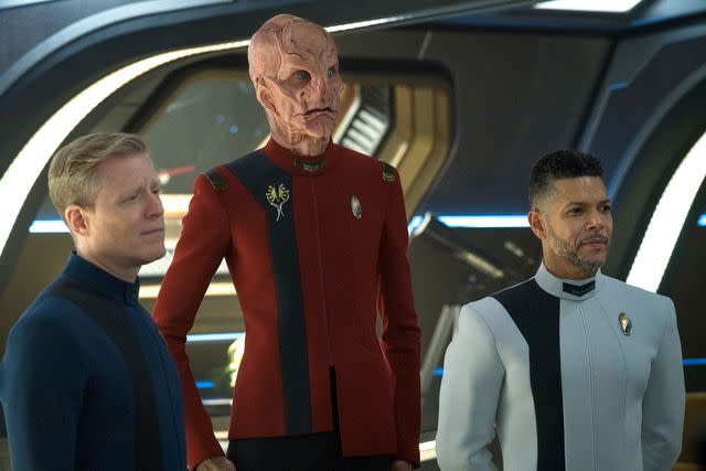 Anthony Rapp, Doug Jones, and Wilson Cruz on 'Star Trek: Discovery'