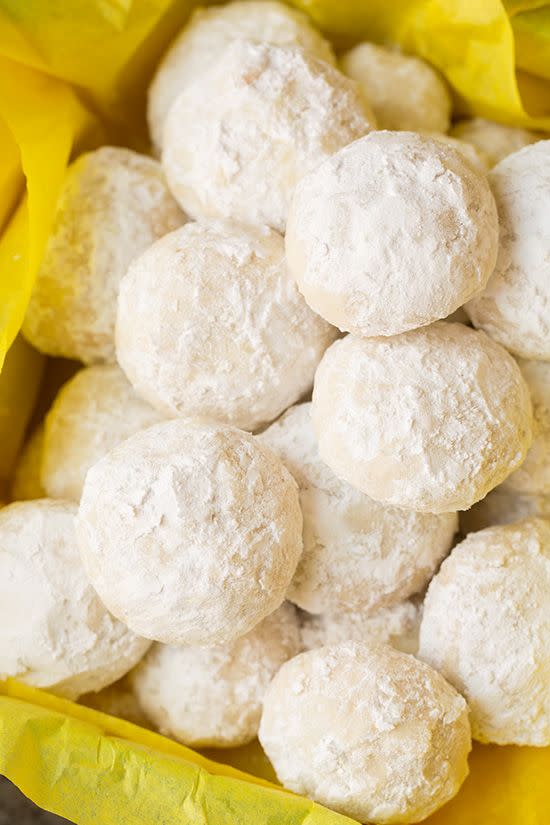 Lemon Snowball Cookies