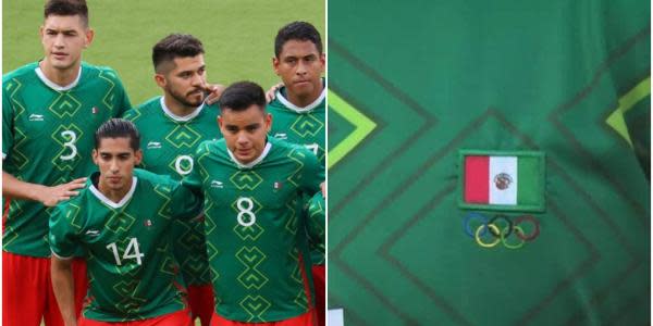 Olimpiadas Tokio: colocan mal bandera de México en uniforme de fútbol