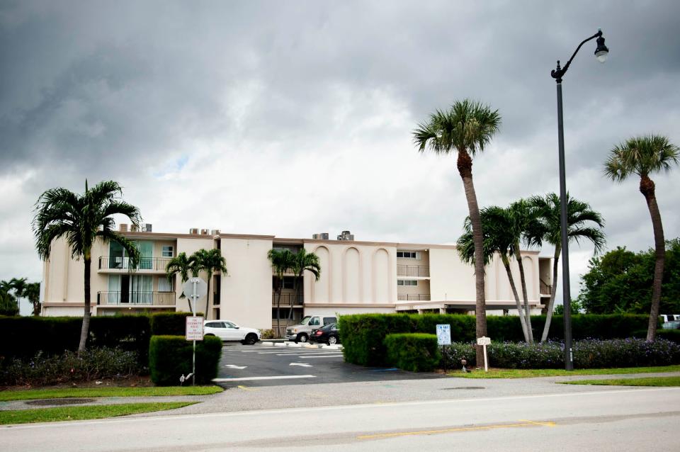 Across from The Ambassador hotel's oceanfront site, this former co-operative building faces the Intracoastal Waterway at 2720 S. Ocean Blvd. in Palm Beach. The building and The Ambassador sold to the same owner in 2022.