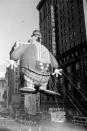 <p>Live animals stopped being used in the parade after 1926. Replacing them would be the balloons we know and love today, starting with an inflatable Felix the Cat, a toy soldier, dragon, and elephant.</p>