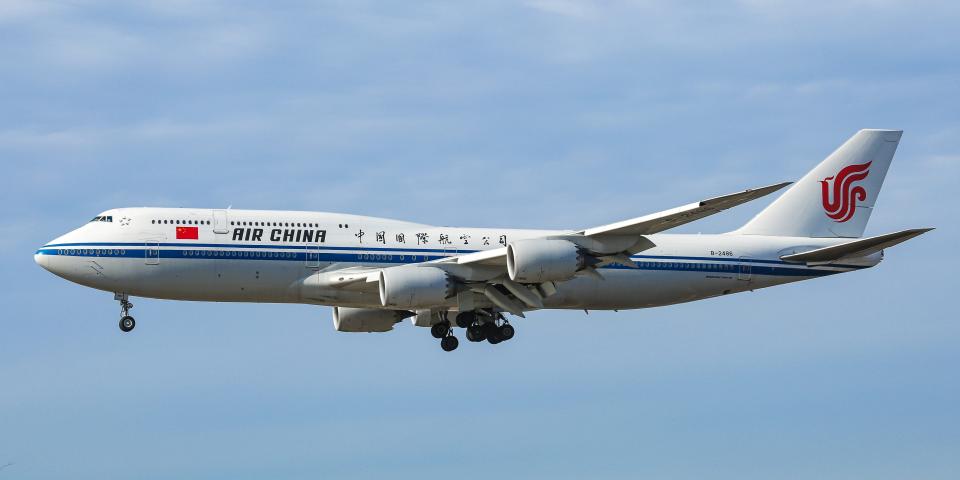 Air China Boeing 747-8.