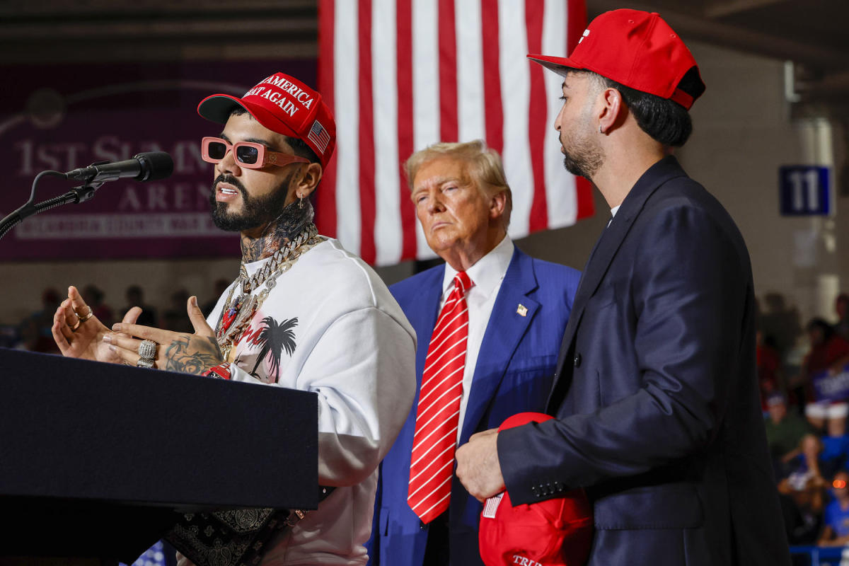 Behind Anuel AA’s endorsement of Trump, a pitch to Latinos in battleground states