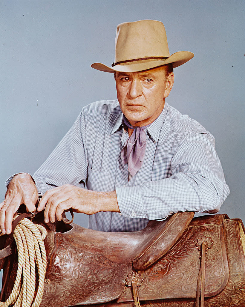 closeup of gary with a horse saddle