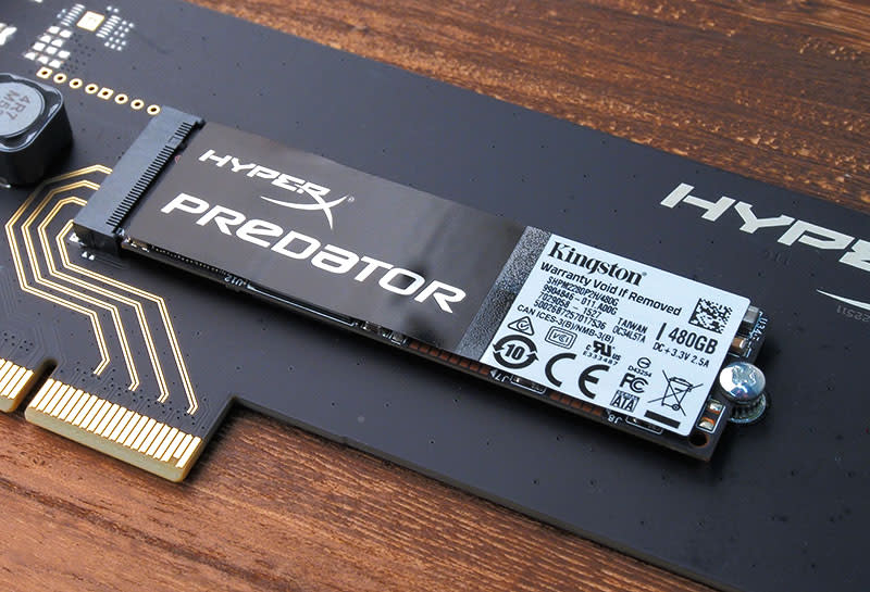 Users can also install the HyperX Predator as a M.2 drive.