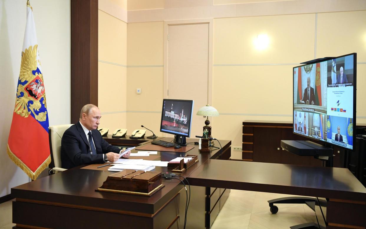 Vladimir Putin has an impressive home tech set up - Getty