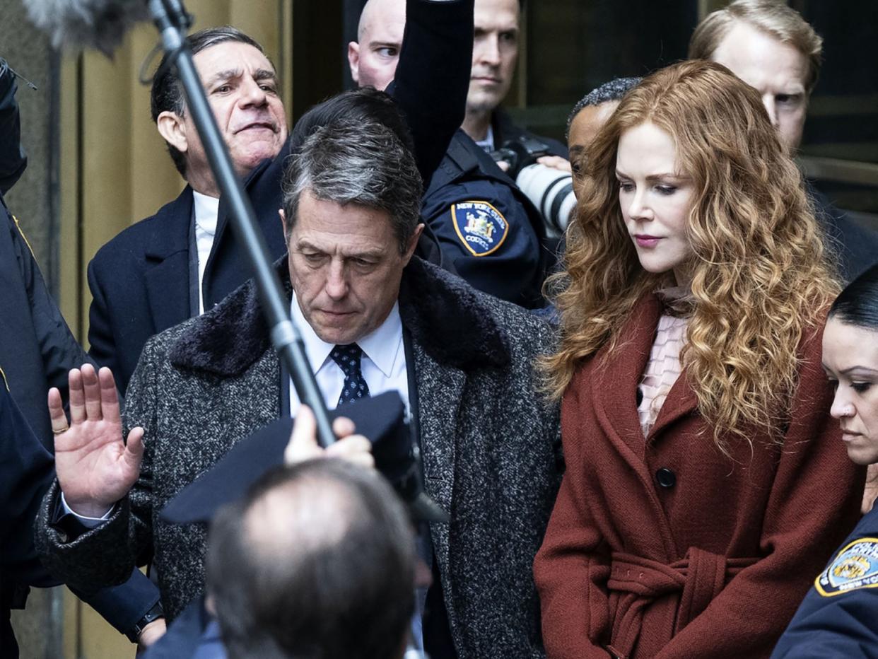 Hugh Grant and Nicole Kidman in The Undoing (NIKO TAVERNISE/HBO)