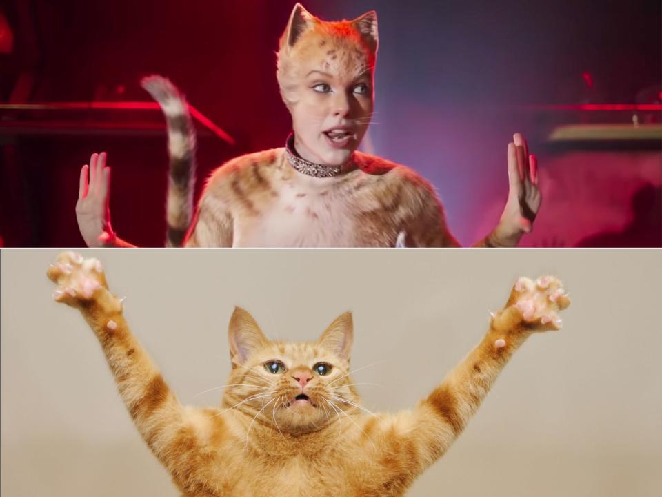 Taylor Swift as Bombalurina v. This Cat That's Nailing the Choreo 