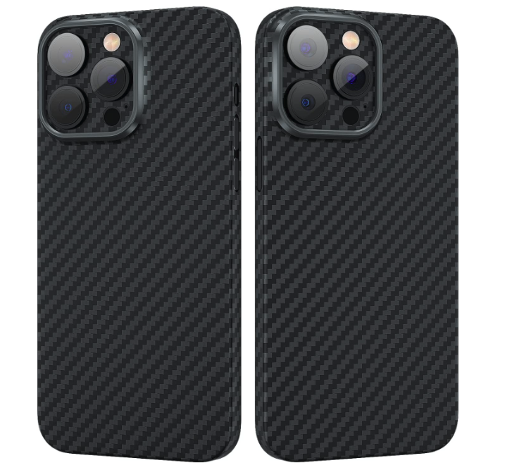 Memumi Real Carbon Fiber 14 Pro Max Case
