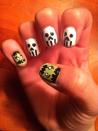 <div class="caption-credit"> Photo by: Via @Kailyn_mae_ Twitter</div><div class="caption-title">Franken-chic</div><p> These Frankenstein and skeleton nail designs have us seriously green with envy! </p> <p> <b>Nail It!</b> To recreate the look, all you need is a spooky green polish, white polish and a black nail art pen. </p> <p> 1. First paint two solid coats of both the green and white colors on your nails-be sure it dries completely! </p> <p> 2. Next, create the sketelon face using a nail art pen and draw on the details. </p> <p> 3. To create the Frankenstein design, make two small dots with your white nail polish and wait for it to dry completely; then draw the rest of the face details with the nail art pen! </p> <p> <b>Related: <br></b> <a rel="nofollow noopener" href="http://www.seventeen.com/parties/quinceanera/perfect-quinceanera-pedicure?click=main_sr#slide-1?link=rel&dom=yah_life&src=syn&mag=svn" target="_blank" data-ylk="slk:Don't Forget About Your Toes!;elm:context_link;itc:0;sec:content-canvas" class="link "><b>Don't Forget About Your Toes!</b></a> <br> <b><a rel="nofollow noopener" href="http://www.seventeen.com/fun/quizzes/beauty/catching-fire-nail-art-quiz?link=rel&dom=yah_life&src=syn&mag=svn" target="_blank" data-ylk="slk:Want some Catching Fire nail inspiration? Find out which district you should rock for Halloween!;elm:context_link;itc:0;sec:content-canvas" class="link ">Want some <i>Catching Fire</i> nail inspiration? Find out which district you should rock for Halloween!</a></b> </p>