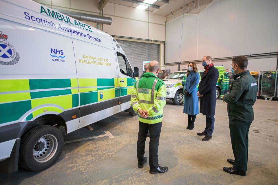 William and Kate royal tour Scottish Ambulance Service Response Centre