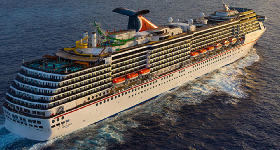 A Carnival Cruise line ship. Source: Carnival