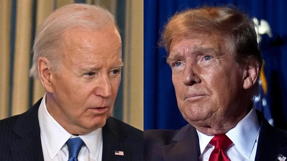 PHOTO: President Joe Biden, former President Donald Trump. (Getty Images/AP)