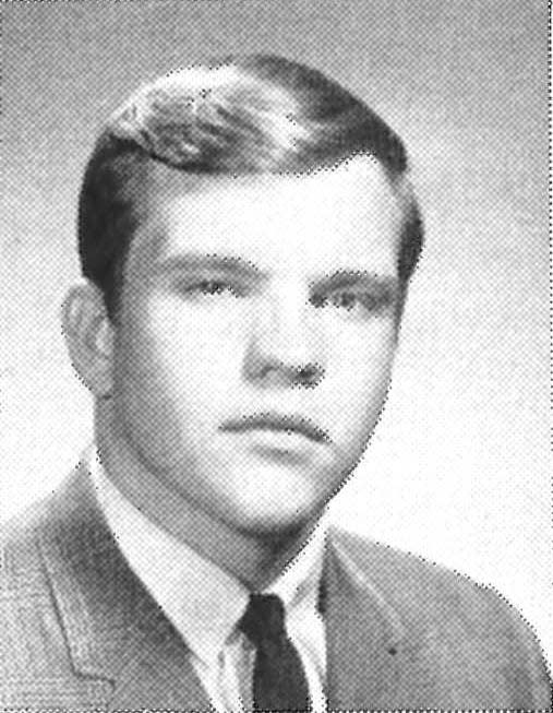 A 1966 Lubbock Christian College yearbook photo of Marvin Lee Aday, later famous as Meat Loaf, from his time at the college in the fall of 1965.