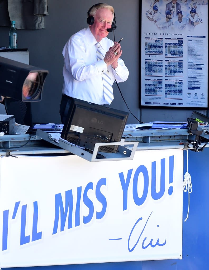Vin Scully, 2016 Final Home Game