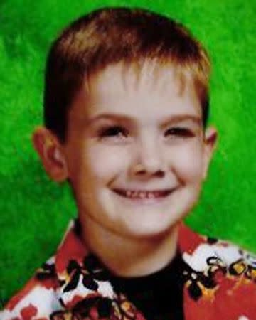 Timmothy Pitzen, who was last seen with his mother eight years ago. Aurora Police Department/via REUTERS