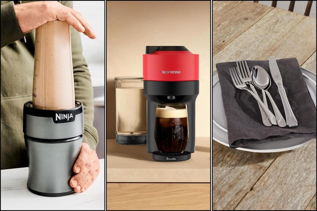 Save up to 55 per cent on coffee makers, air fryers and more during Prime Big Deal Days 2024. (Photos via Amazon)