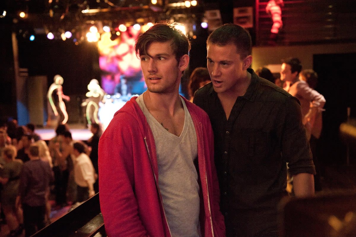 Alex Pettyfer and Channing Tatum in ‘Magic Mike’ (Warner Bros/Kobal/Shutterstock)