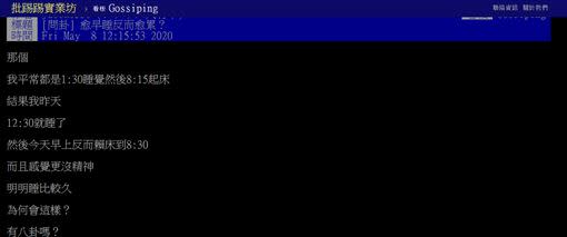 有網友在PTT上發文問卦。（圖／翻攝自PTT）