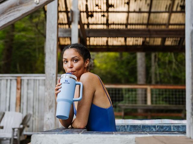 TikTok loves this giant cup for keeping water freaky cold, and it's still  in stock on