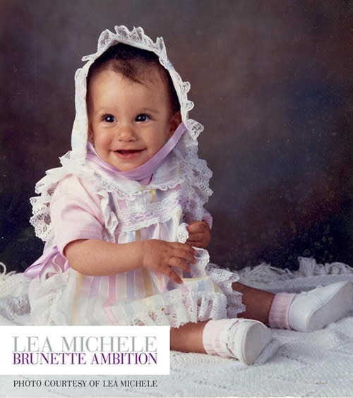 <p>"#tbt Baby me! Check out other photos from my childhood in #BrunetteAmbition!"</p>