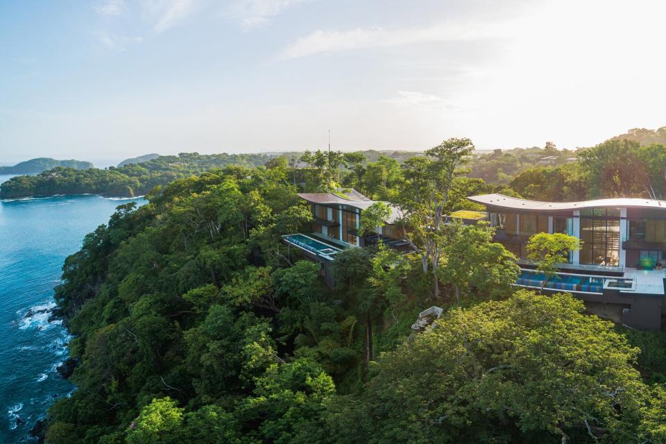 Aerial view of Four Seasons Resort Costa Rica at Peninsula Papagayo