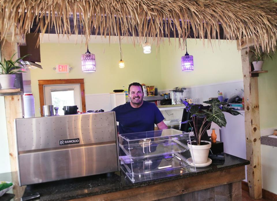 David Burns, owner of Island Vibes Café, is opening his second shop on Lincoln Street in Exeter.