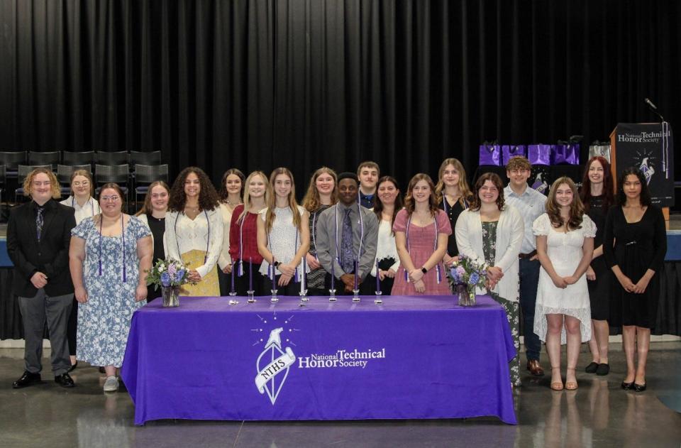 Pioneer Career & Technology Center inducted 20 students into the National Technical Honor Society (NTHS) during a ceremony March 5.