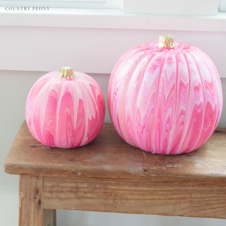 3) Pink Pumpkins