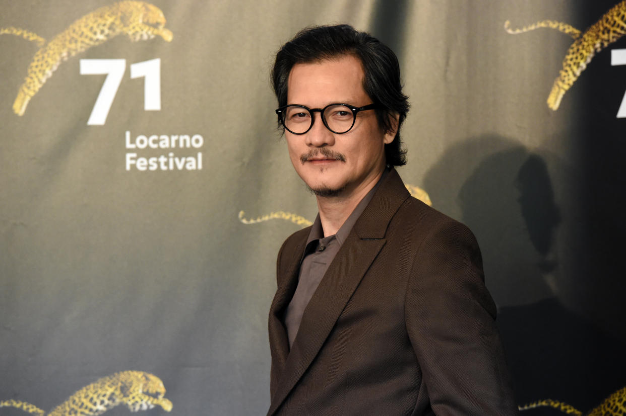 Singapore actor Peter Yu at the 71st Locarno Film Festival in Switzerland. 