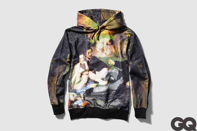 Team Flocked Hooded Sweatshirt - spring summer 2023 - Supreme