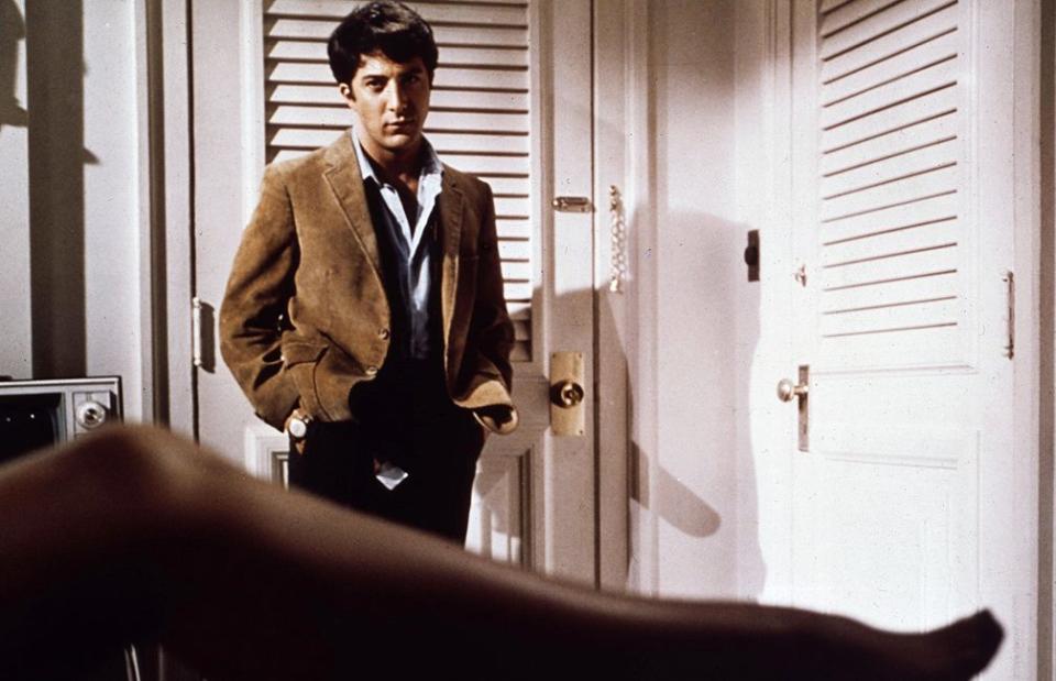 Dustin Hoffman encounters Anne Bancroft in ‘The Graduate,’ 1967 (Everett Collection)
