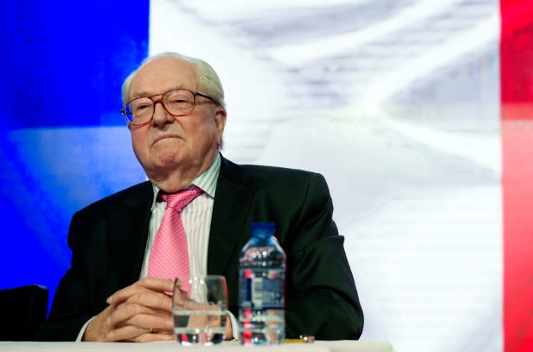An overwhelming 94 percent of France's National Front members have voted in favour of stripping ex-leader Jean-Marie Le Pen (pictured) of his title of honorary president