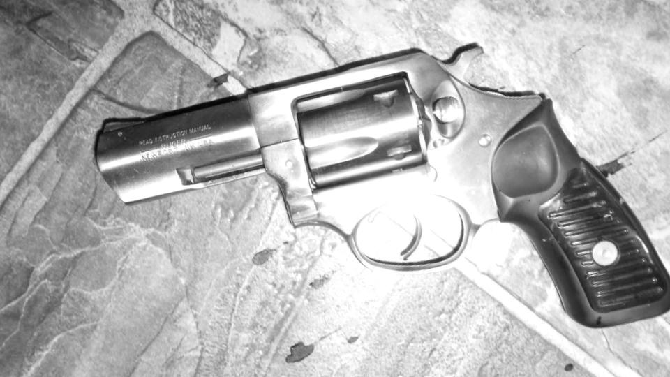 Megan Parra's autopsy report had noted that the gun had been in direct contact with her temple when it went off, but Steve Ducote says he noticed that in this photo of the gun, it looks clean. Had someone wiped it after the shooting? / Credit: Cottonport Police Department