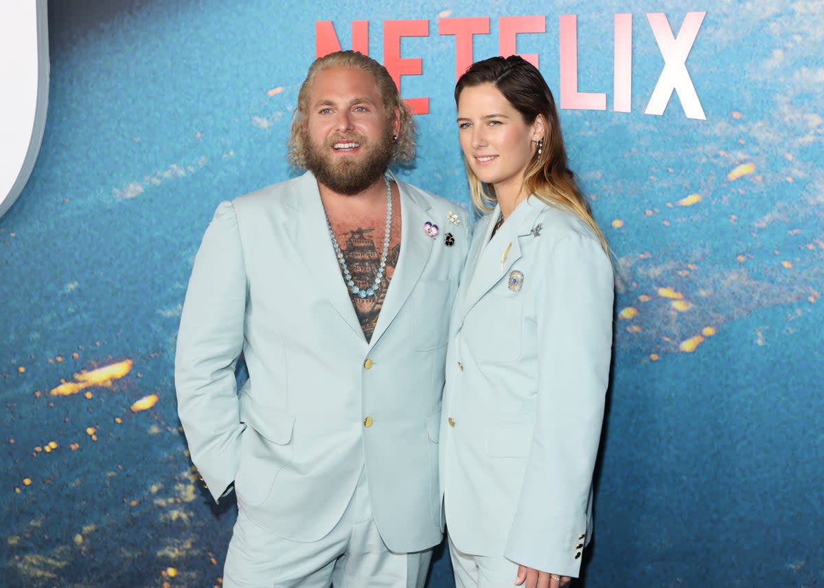 Jonah Hill and his ex-girlfriend Sarah Brady  (Getty Images)