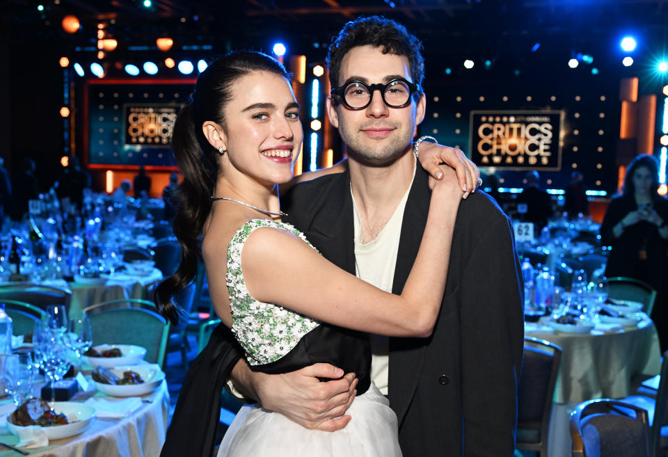 Margaret Qualley and Jack Antonoff  (Michael Kovac / Getty Images)