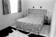 <p>In the bedroom, it was also very trendy to have your bedspread match with your curtains or drapes.</p>