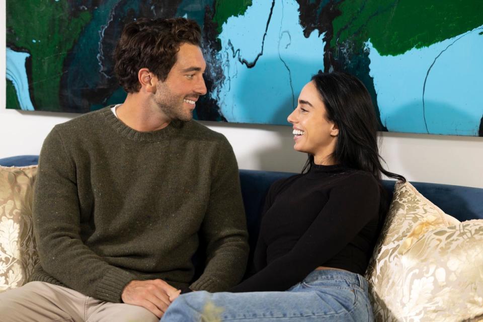 Maria and Joey on ‘The Bachelor’ (Disney)