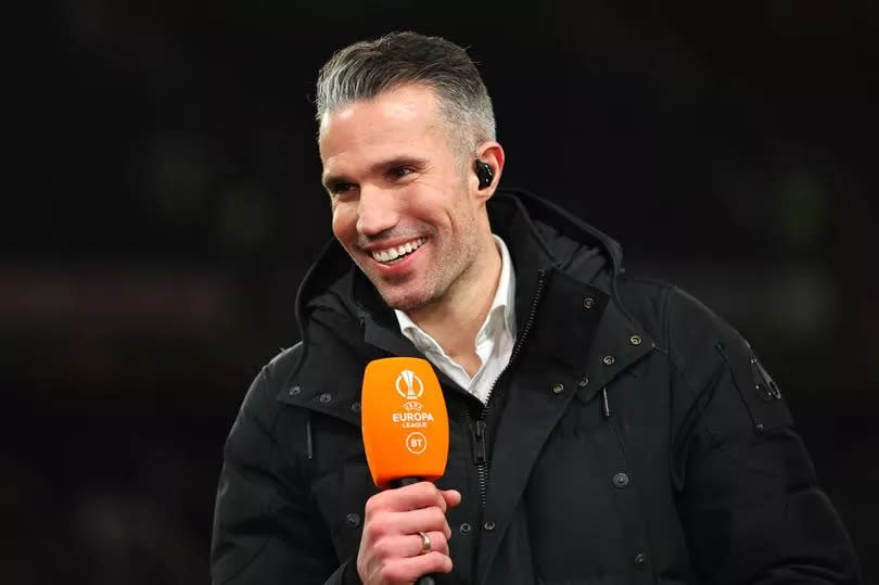 Former Manchester United striker Robin van Persie