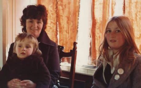 Phillips age 14 on holiday on the Norfolk Broads with her mother and younger brother Andrew in 1975. - Credit: Fiona Phillips/Telegraph