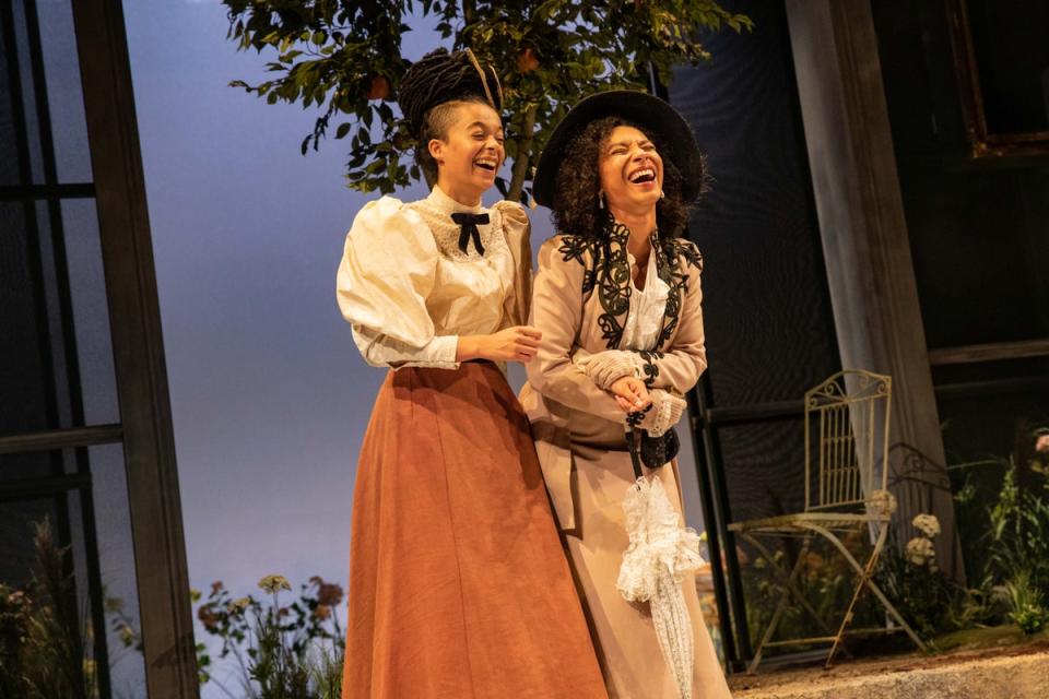 Phoebe Campbell, left, and Adele James in The Importance of Being Earnest (Mark Senior)