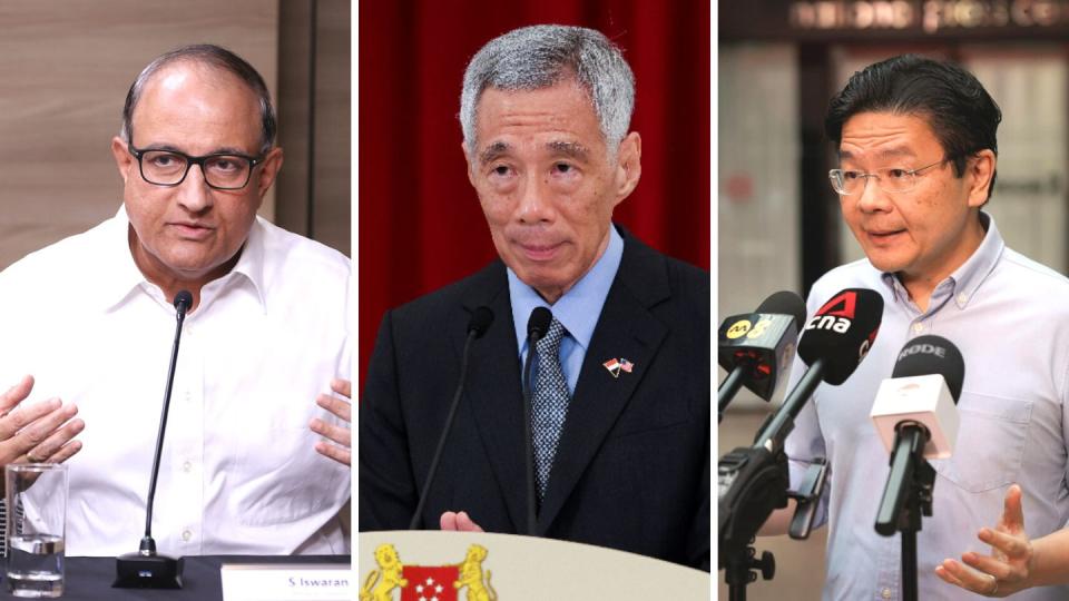 Prime Minister Lee Hsien Loong announces the leave of absence for Transport Minister S. Iswaran on 12 July amidst corruption probe by CPIB